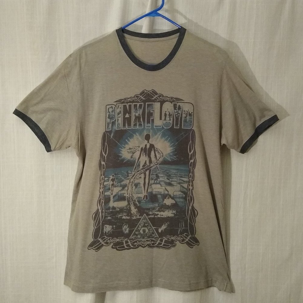 Gray & blue Pink Floyd t-shirt 🤍🤘